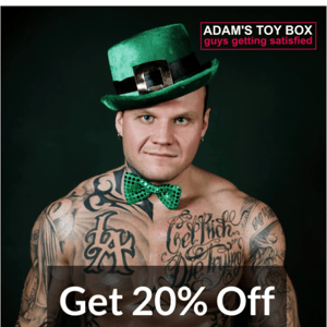 🍀 Get Lucky & Frisky: 20% Off Everything