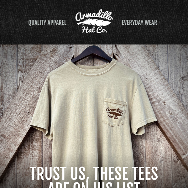 Treat Dad To Quality Tees This Father’s Day