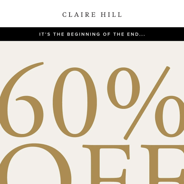 60% Off Sitewide Starts NOW!