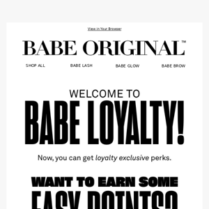 Welcome to Babe Loyalty!