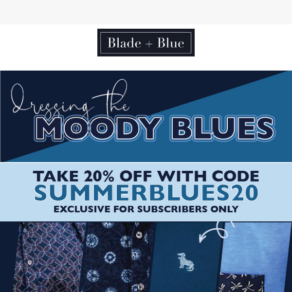 MOODY BLUES: Sexy & Stylin' - Blade & Blue