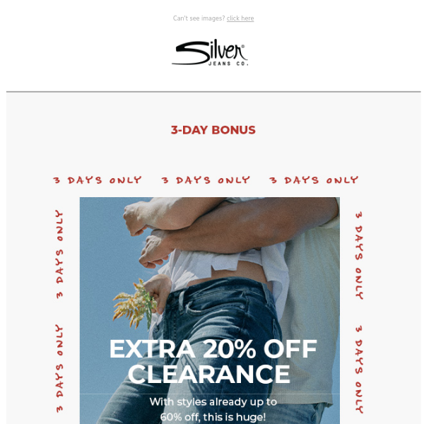 20% EXTRA for Just 3 Days!