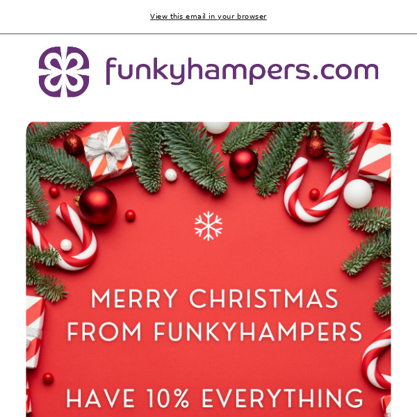 The Funky Hampers Christmas Sale Now Live
