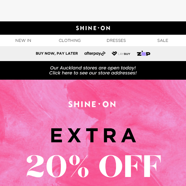 EXTRA 20% OFF SALE CLOTHING! 💖