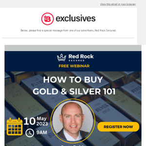 Live Webinar! Digital Currencies Are Coming 'Gold & Silver 101'