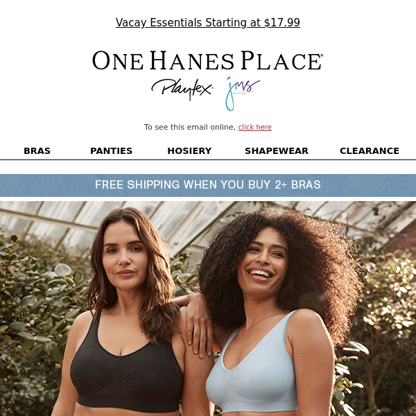 Have Bras, Will Travel ✈️ 🛳️ 🚆 🚗 - One Hanes Place
