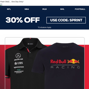 30% Off | Shop F1 Trending Gear