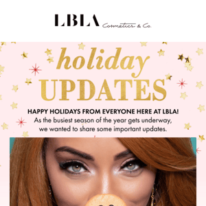 LBLA: Hurry – Shipping Cutoff is 12/21 🎁