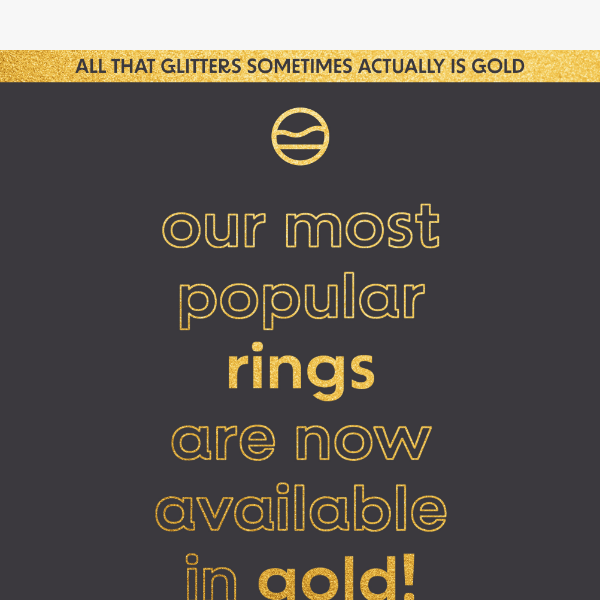 💛 [GOLD RINGS!] Our Most Popular Ring Designs Now in GOLD 💛