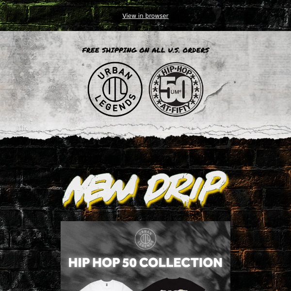 Hip Hop At 50 Merch Has Arrived