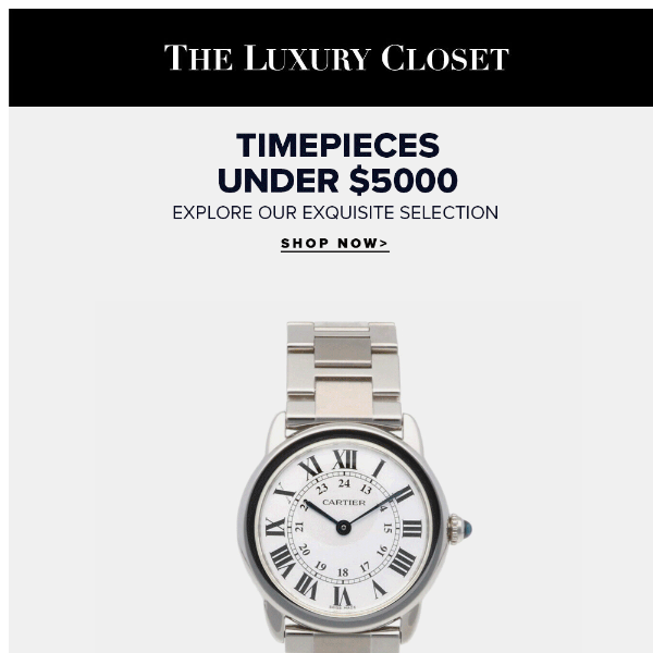 Luxury Timepieces Under $5000 ⌚