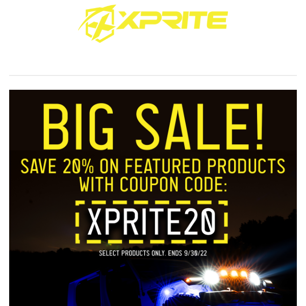 Use code XPRITE20 on these products to save 20%!