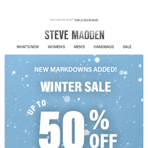 New Markdowns Just Dropped!