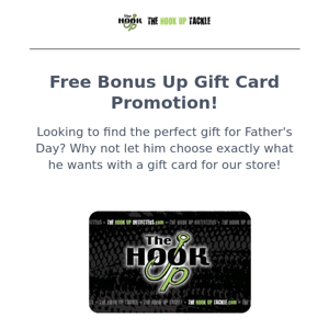 Gift card promotion for Dad