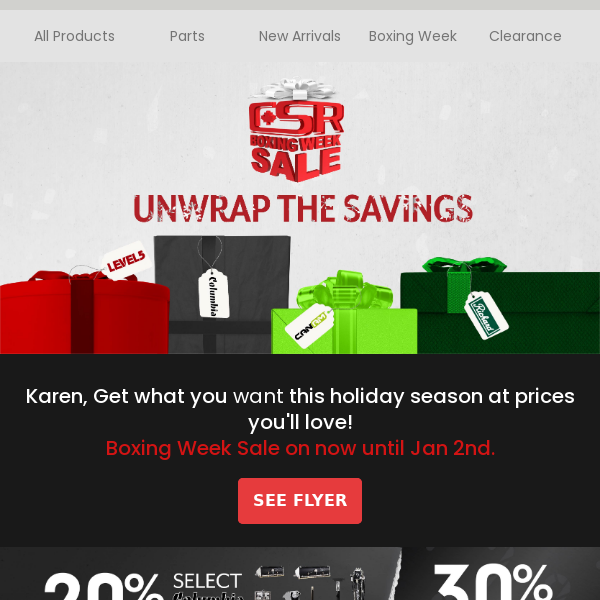 📦 It's Boxing Week at CSR 🥊 Unwrap the Savings