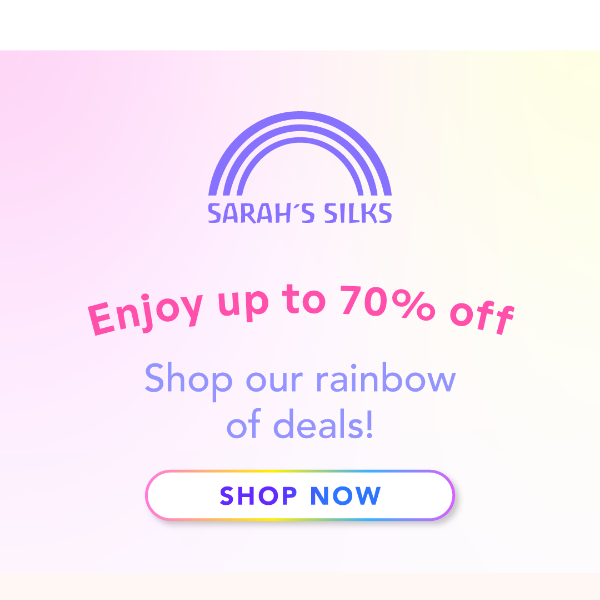 Explore The Biggest Deals of the Year 🌈✨