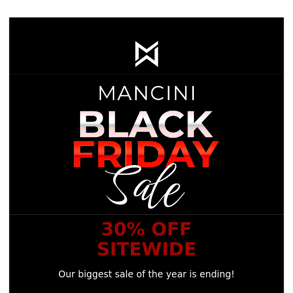 Are you sure you want to miss 30% off?