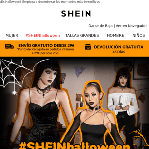 ¡Prepárate para Halloween con SHEIN!