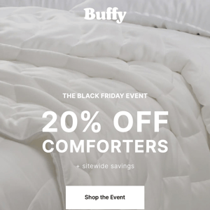 Cozy Up to Savings with Buffy Comforters