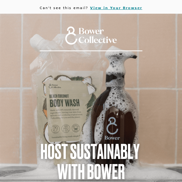 No stress with guests thanks to Bower!