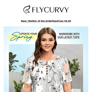 FlyCurvy, Trendy tops on hot sale!