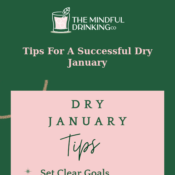 The Mindful Drinking Co, Step Into A Healthier You: Tips For Dry Jan Success