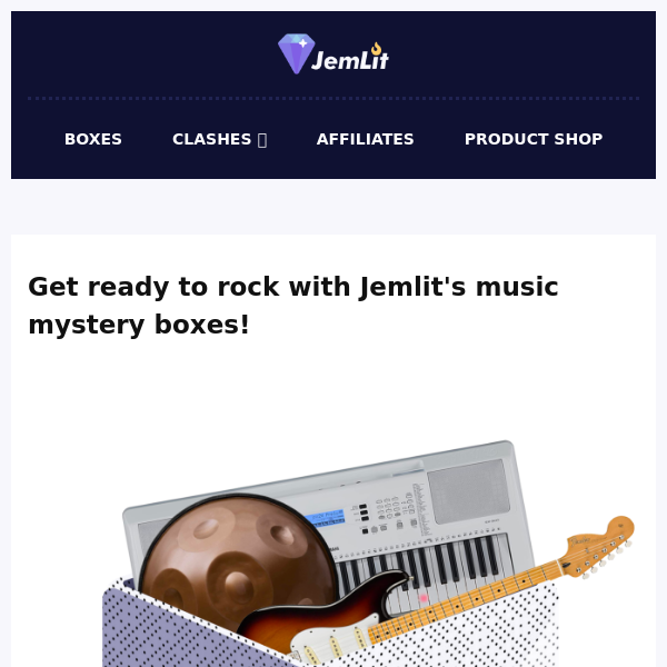 Get ready to rock with Jemlit's music mystery boxes!