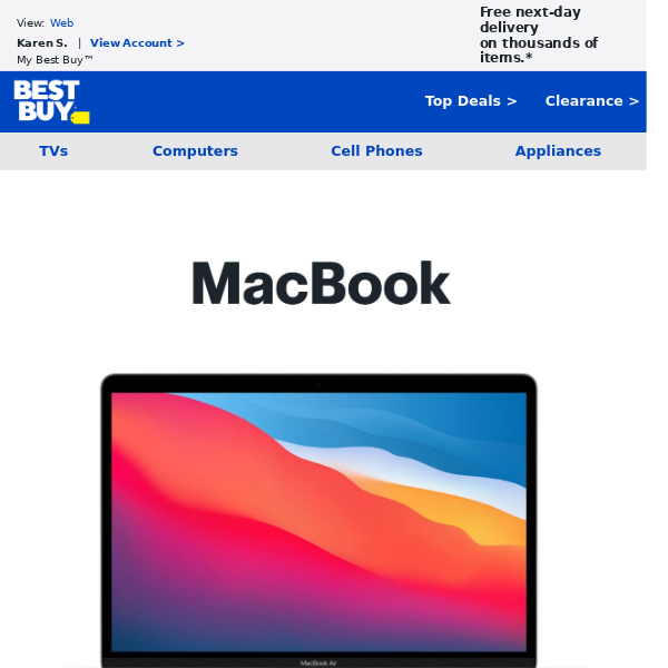 Select MacBook models as low as $749.99 is a tempting offer, isn't it? Discover tech that suits you!