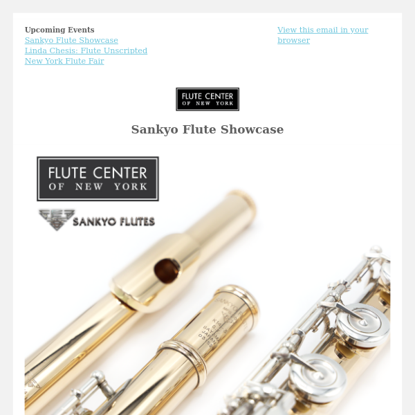 Sankyo Flute Showcase ⭐