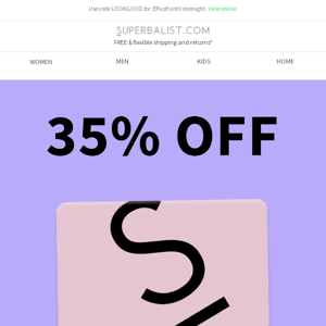 🤸 Claim your 35% OFF VOUCHER now! 📧