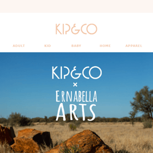 NEW! Kip&Co x Ernabella Arts Table Collection