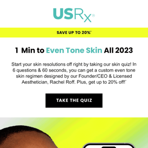 POP QUIZ! Is your 2023 regimen on lock?