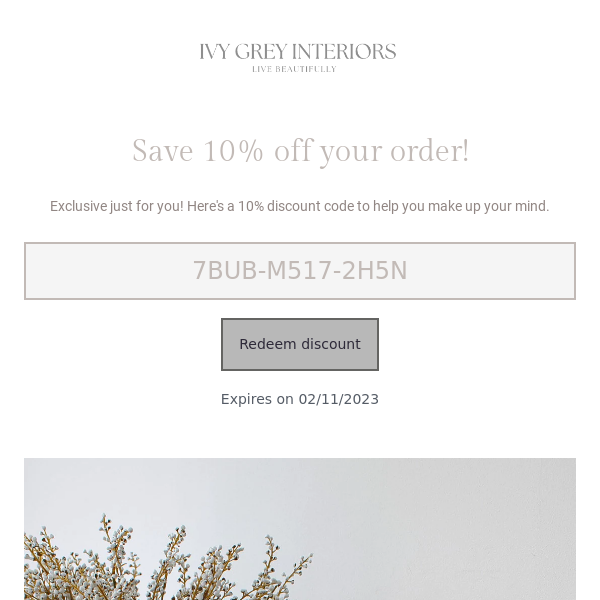 Save 10% off your favourites