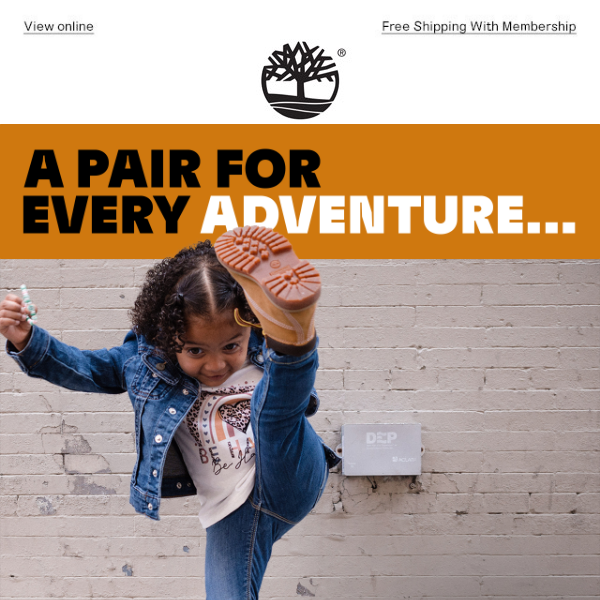 Kids' boots made for all adventures. - Timberland
