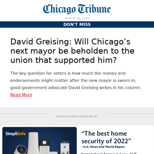 Will Chicago’s next mayor be beholden to the union that supported him?