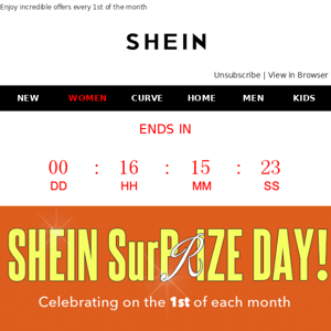 It's True – It's SHEIN SurPRIZE Day! 🎉
