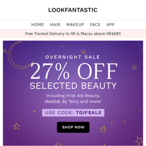 27% Off 🌙 Our OVERNIGHT Sale Has Started