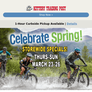 Celebrate Spring Sale Ends Sunday!