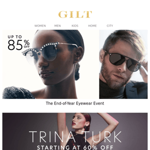 Up to 85% OFF 👓 Year-End Eyewear Event