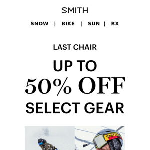 Save up to 50% on SMITH favorites