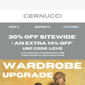 30% off + an extra 14% off 🔥