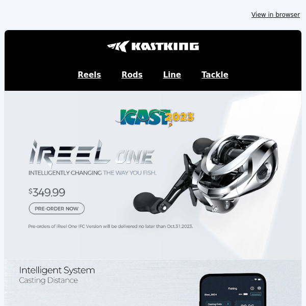 Fish Smarter: iReel One IFC Launches at ICAST 2023!🎣