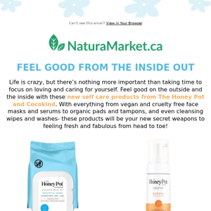 Feel Good Inside&Out 🌸 Try NEW Selfcare Products by Honey Pot, Cocokind & More