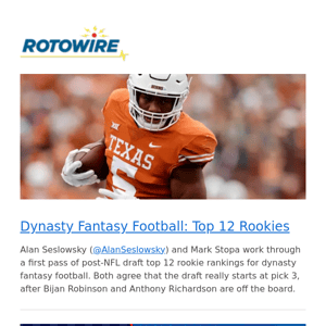 Your Fantasy Football Championship Run Starts Today - RotoWire