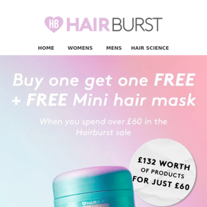 FREE MINI MASK ON ALL ORDERS OVER £60