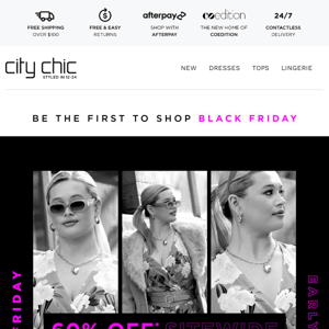 Start Shopping Early | Black Friday Early Access 60% Off* Sitewide