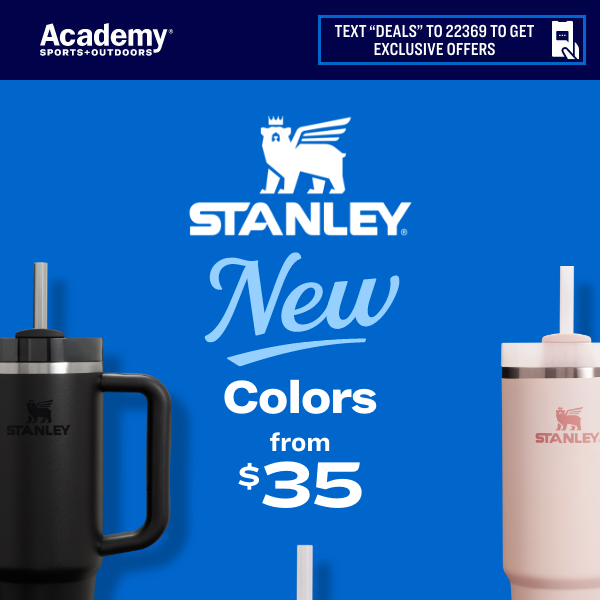 📣 NEW Colors in Stanley Drinkware