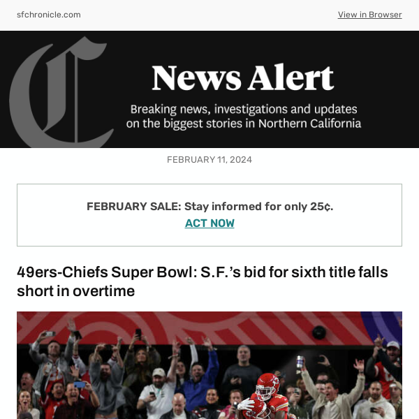 49ers-Chiefs Super Bowl: S.F.’s bid for sixth title falls short in overtime