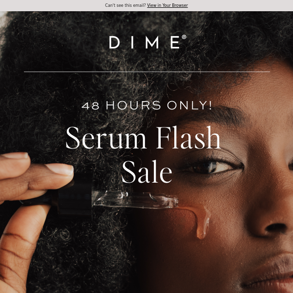 48 hours only! Limited-edition serum bundles.