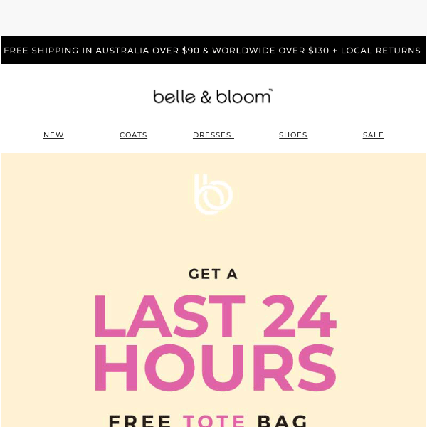 Belle & Bloom Coupon Code Sale Online